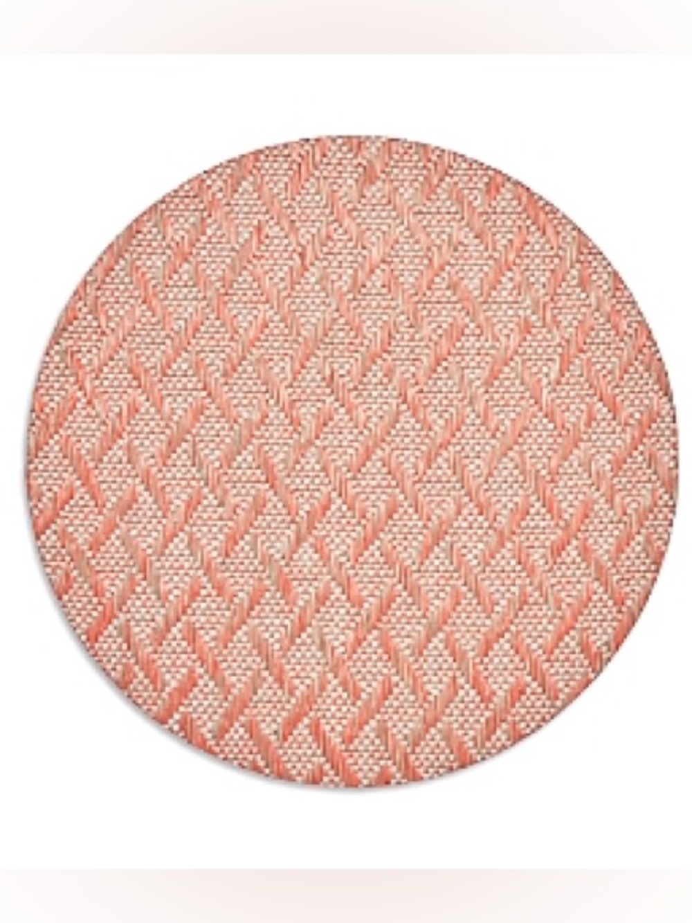 Kim Seybert Coral Woven Round Placemat